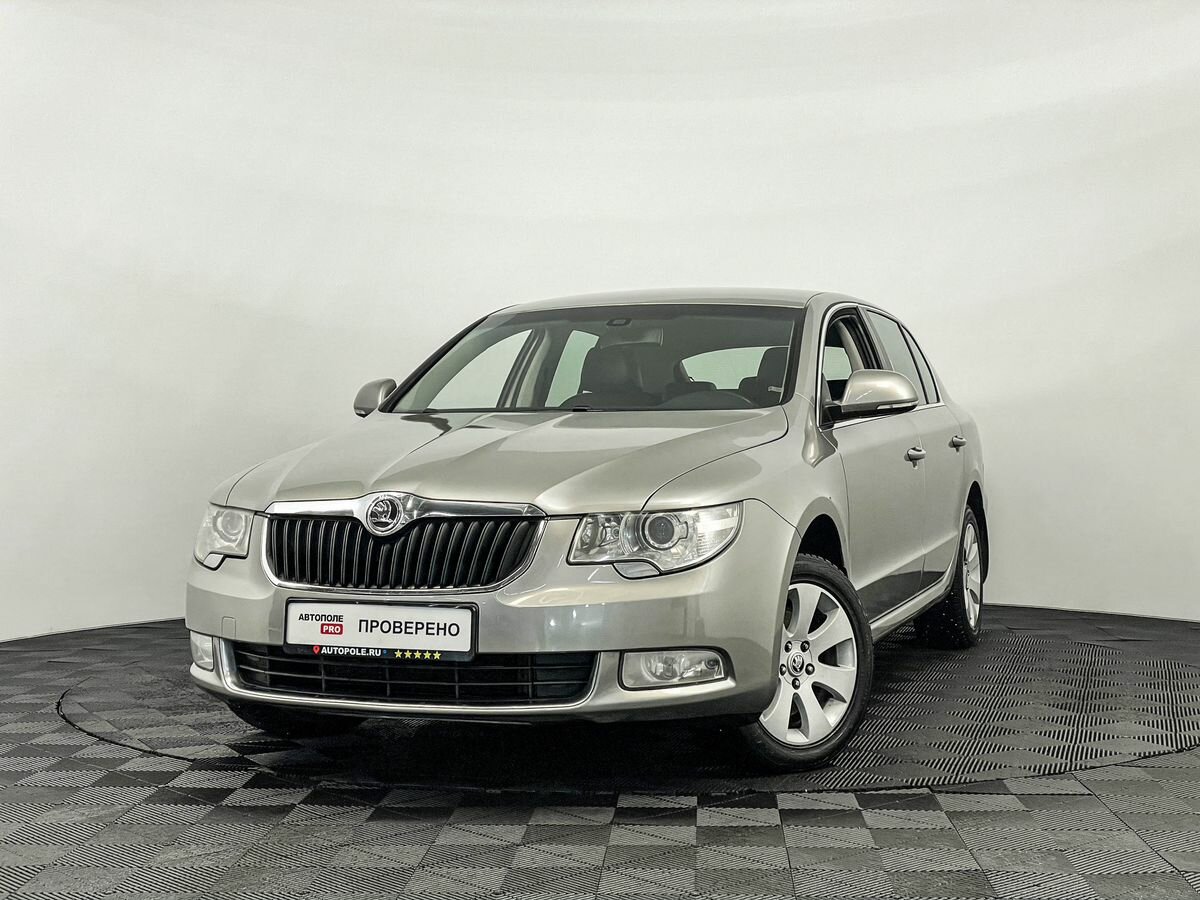 Купить б/у Skoda Superb II DSG 1.8 AMT (152 л.с.) бензин робот в Санкт ...