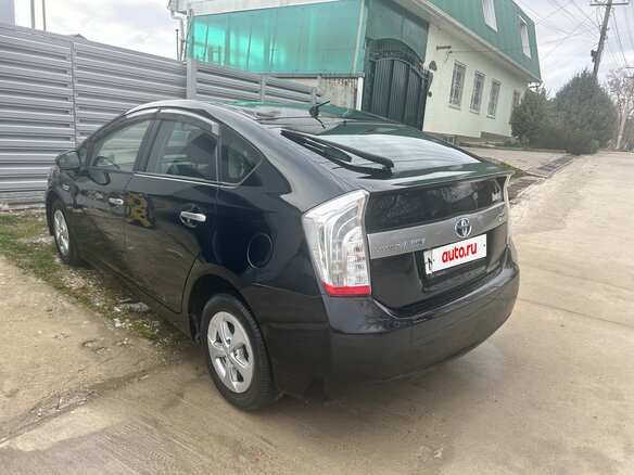 2012 Toyota Prius PHV ZVW35 III Рестайлинг (XW30), чёрный, 1450000 рублей - вид 3