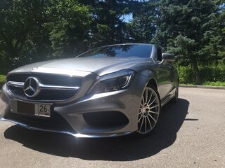 2014 Mercedes-Benz CLS 400 II (C218) Рестайлинг, серый, 3900000 рублей, вид 1