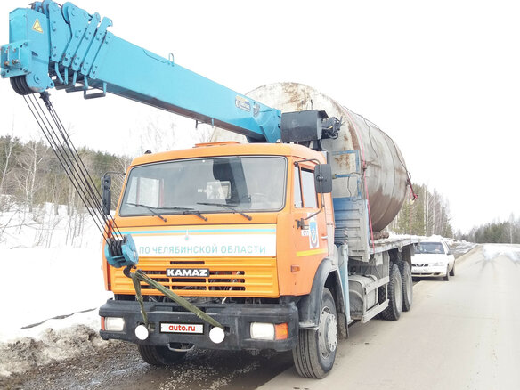 2014 КамАЗ 65117, голубой