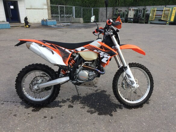 2012 KTM 500 EXC, оранжевый