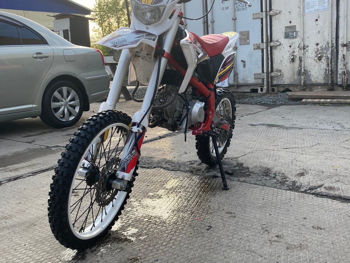 Купить б/у Wels RT 140 карбюратор 4 передачи в Назарово: белый питбайк ...