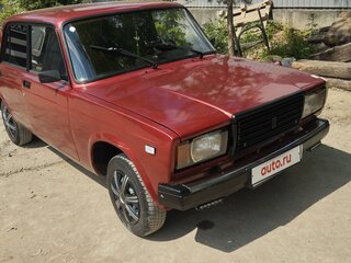 1994 Lada (ВАЗ) 2107, красный, 130000 рублей, вид 1