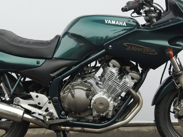 2000 Yamaha XJ600, зелёный - вид 15