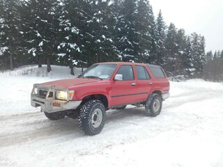 1989 Toyota 4Runner II, красный, 350000 рублей, вид 1