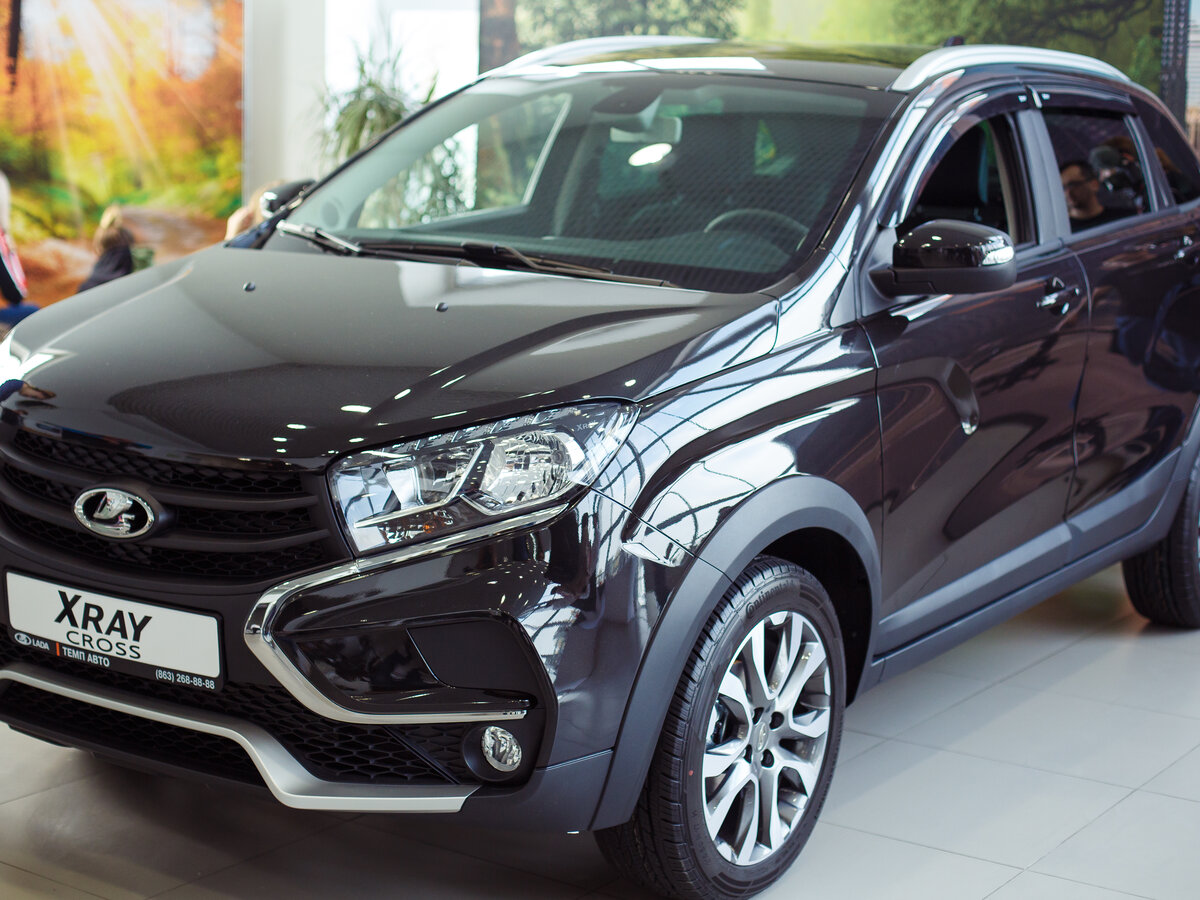 Lada XRAY чёрная Лада