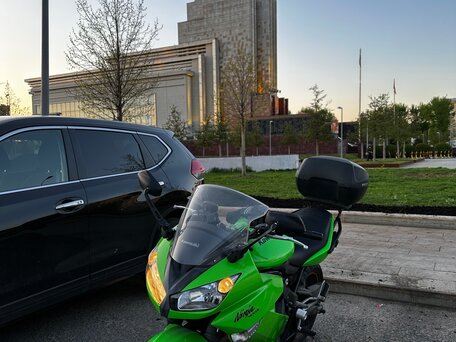 2012 Kawasaki ER-4F (Ninja 400R), зелёный, 480000 рублей, вид 1