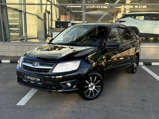 2015 Lada (ВАЗ) Granta I, чёрный, 499000 рублей, вид 1