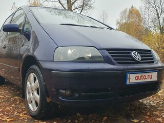 2002 Volkswagen Sharan I Рестайлинг, синий, 880000 рублей, вид 1
