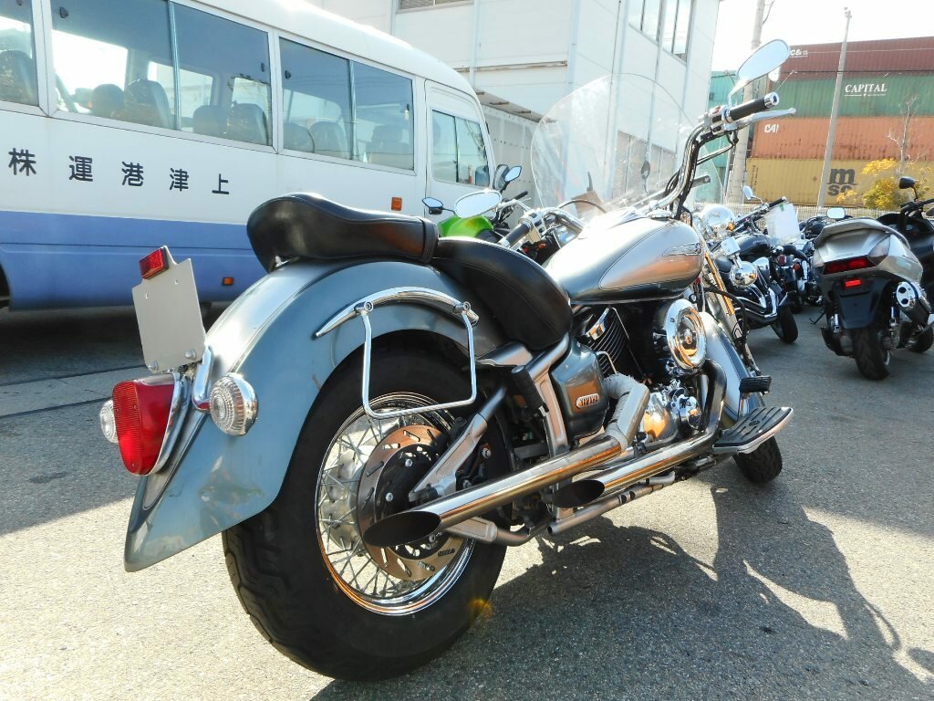 Yamaha Drag Star 1100 с коляской