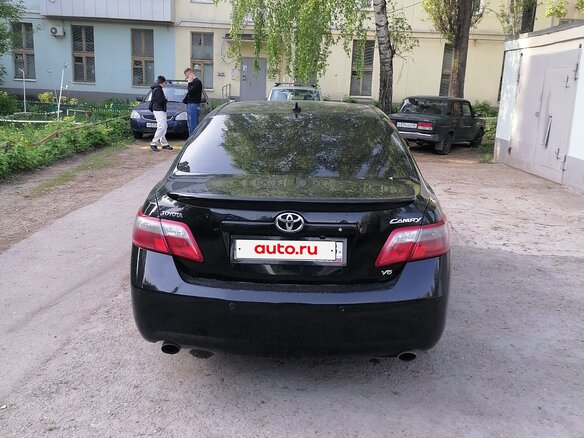 2009 Toyota Camry VI (XV40) Рестайлинг, чёрный, 900000 рублей - вид 3