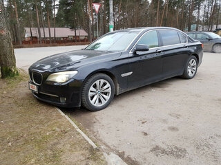 2009 BMW 7 серии Long 750Li V (F01/F02/F04), чёрный, 1150000 рублей, вид 1