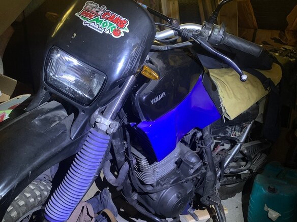 1992 Yamaha XT600, чёрный, 300000 рублей