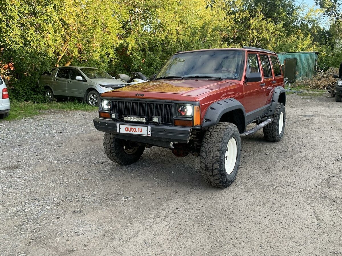 Купить б/у Jeep Cherokee II (XJ) 4.0 AT (190 л.с.) 4WD бензин автомат в