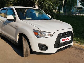 2014 Mitsubishi ASX I Рестайлинг, белый, 820000 рублей, вид 1