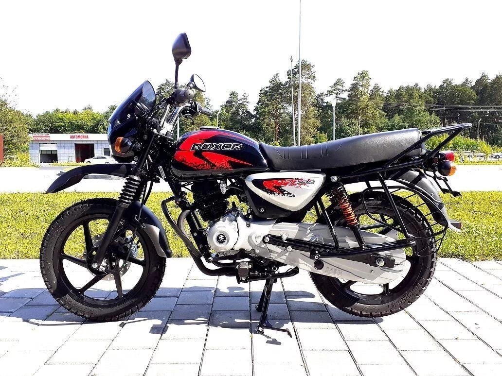 Баджадж мотоциклы фото Купить б/у Bajaj Boxer (BM 150) в Лотошино: чёрный 2018 года на Авто.ру ID 35167