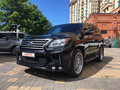 2015 Lexus LX 570 III Рестайлинг, чёрный - вид 1