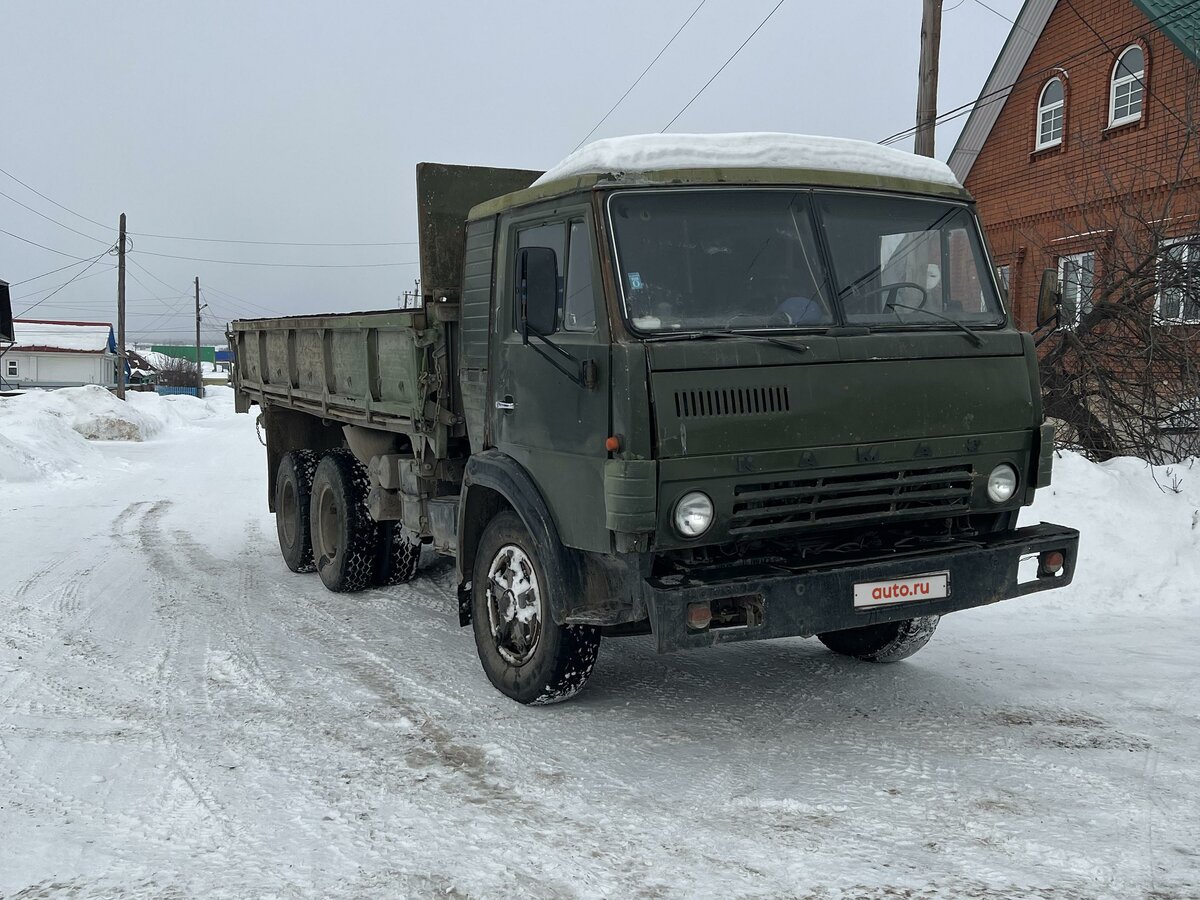 Купить б/у КамАЗ 55102 в Ломовке: зелёный самосвал 1992 года на Авто.ру ...