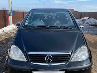2003 Mercedes-Benz A-Класс 160 I (W168) Рестайлинг, чёрный, 440000 рублей, вид 1