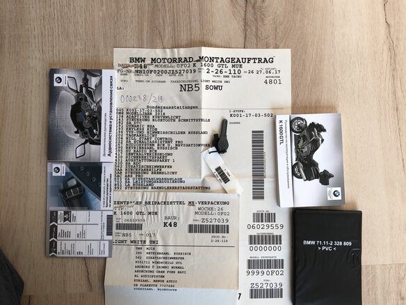 2017 BMW K 1600 GTL, белый - вид 25