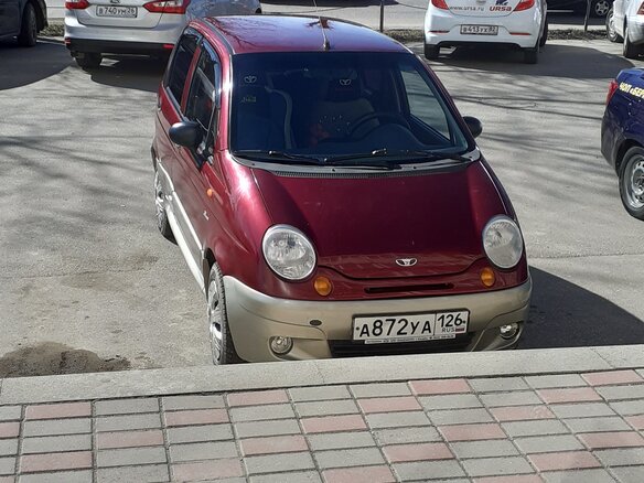 2007 Daewoo Matiz Best I Рестайлинг, красный
