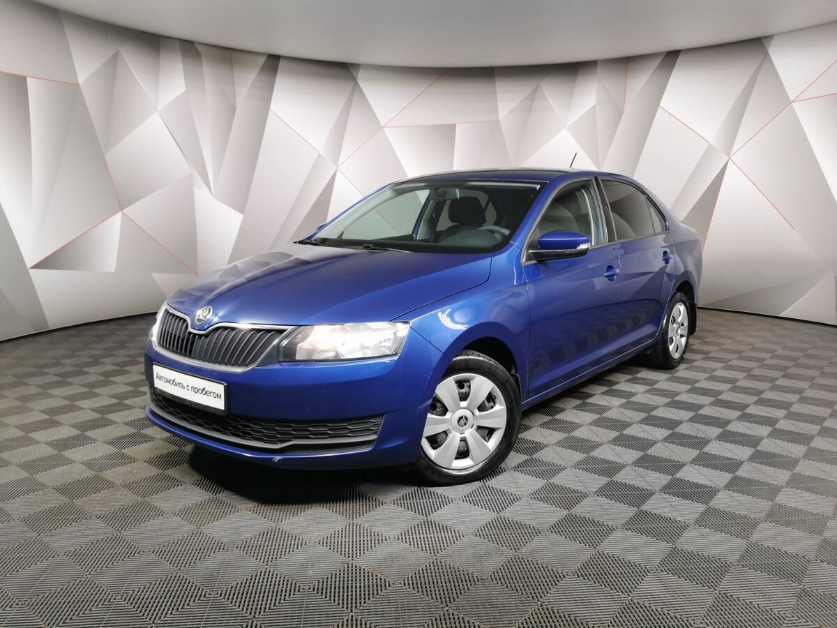 Skoda Rapid 2016 синий