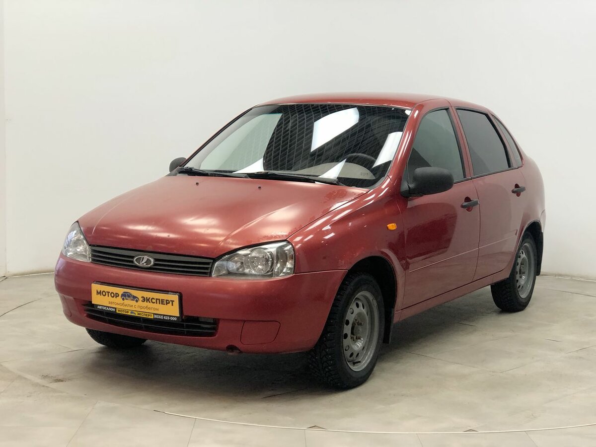 Lada Kalina 2008 красная