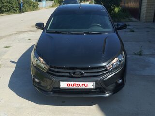 2016 Lada (ВАЗ) Vesta I, чёрный, 400000 рублей, вид 1