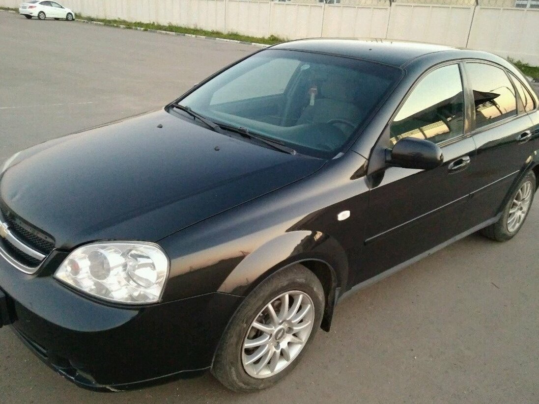 Шевроле Лачетти седан 2008 черная