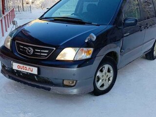 2001 Mazda MPV II (LW), чёрный, 450000 рублей, вид 1