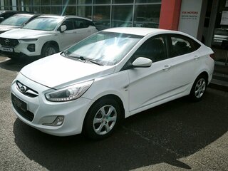 2014 Hyundai Solaris I, белый, 780000 рублей, вид 1