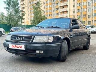 1993 Audi 100 IV (C4), синий, 120000 рублей, вид 1