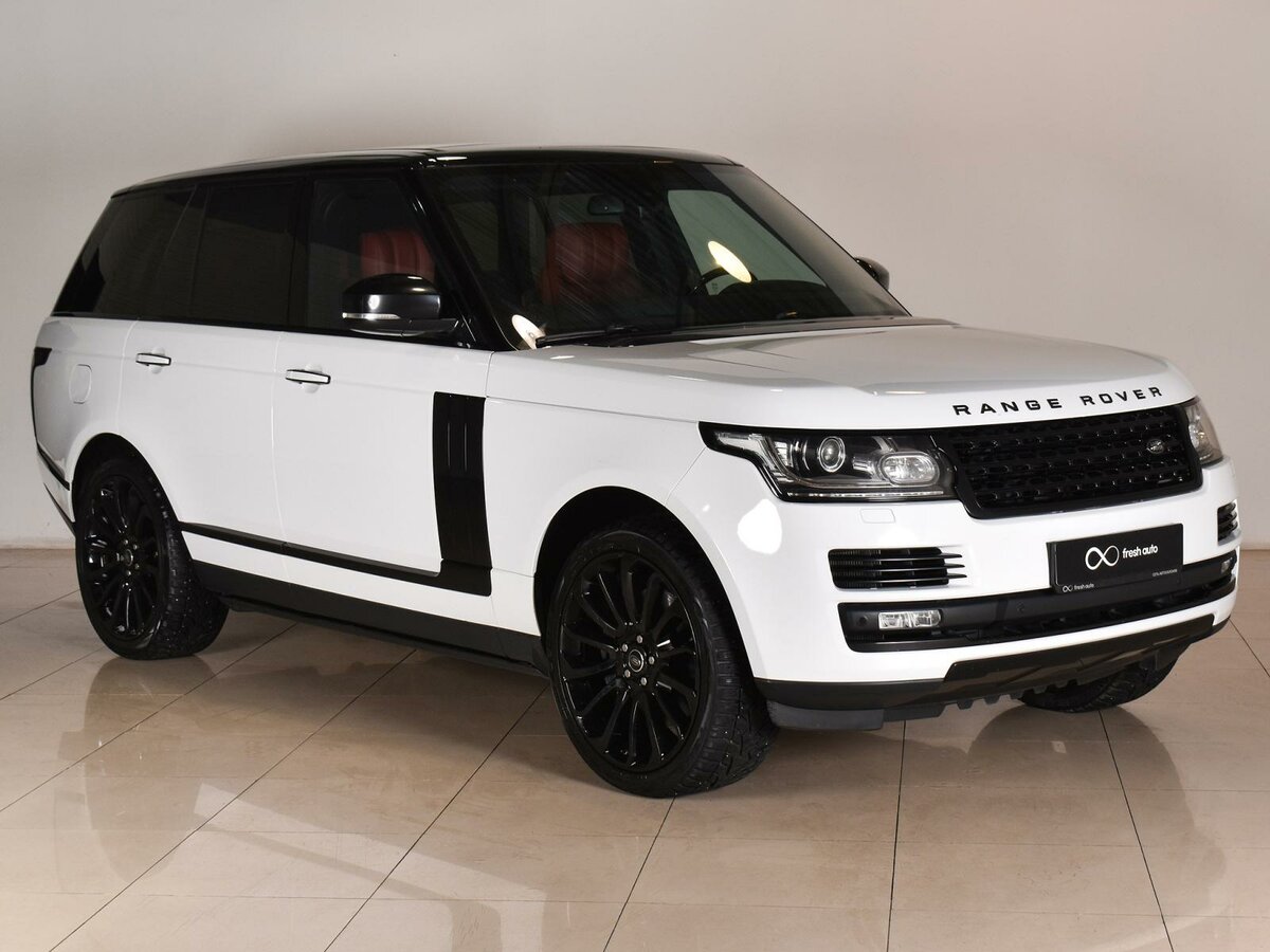 Range Rover 2013 белый с чёрной крышей