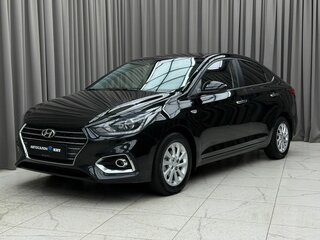 2017 Hyundai Solaris II, чёрный, 1359000 рублей, вид 1
