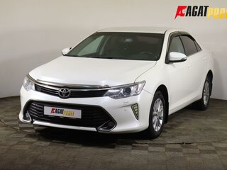 2017 Toyota Camry VII (XV50) Рестайлинг, белый, 1855000 рублей, вид 1
