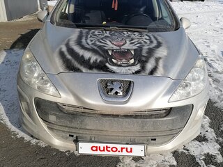 2009 Peugeot 308 I, серебристый, 390000 рублей, вид 1