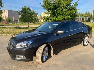 2012 Chevrolet Malibu VIII, чёрный, 1380000 рублей, вид 1