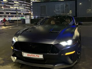 2018 Ford Mustang VI Рестайлинг, синий, 3070000 рублей, вид 1
