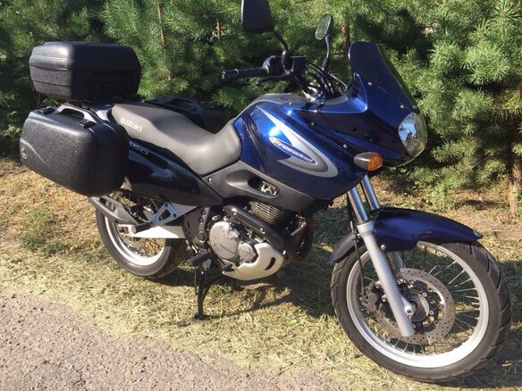 2000 Suzuki XF 650 Freewind, синий - вид 1