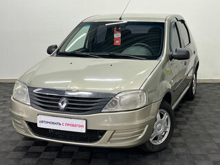 2012 Renault Logan I Рестайлинг, бежевый, 440000 рублей, вид 1