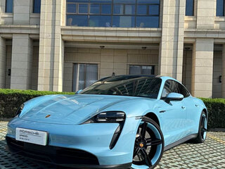 2022 Porsche Taycan Turbo S I, голубой, 9700000 рублей, вид 1