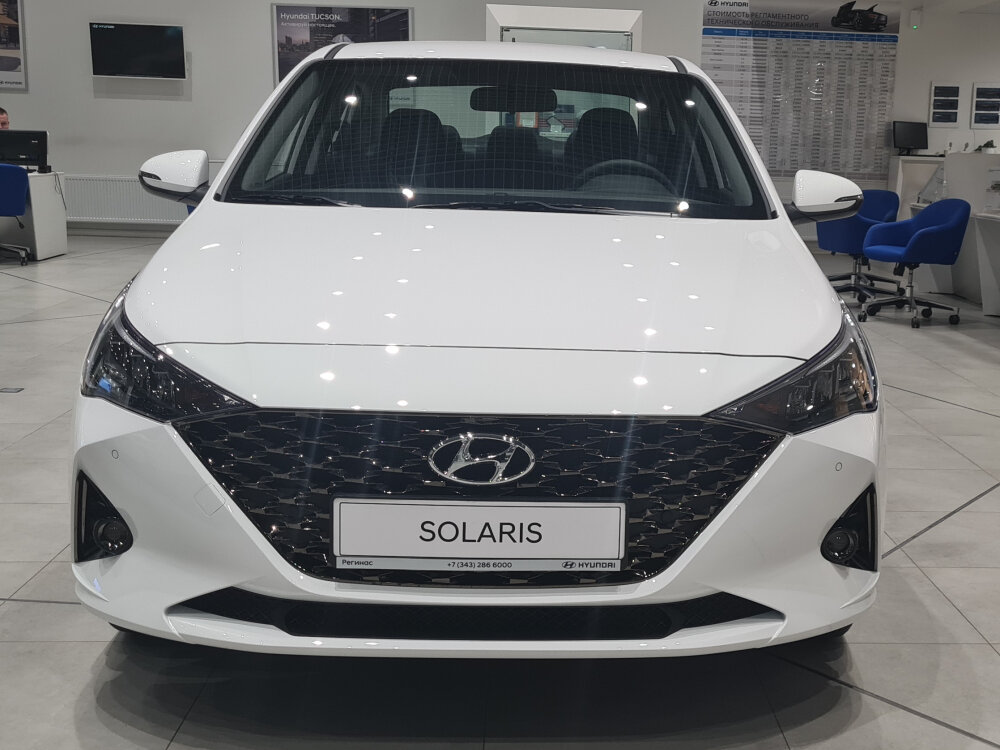 Как выглядит новый солярис 2025 Купить новый Hyundai Solaris II Рестайлинг 1.6 MT (123 л.с.) бензин механика в Ч