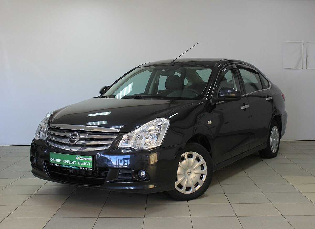 Nissan Almera 2014 черная