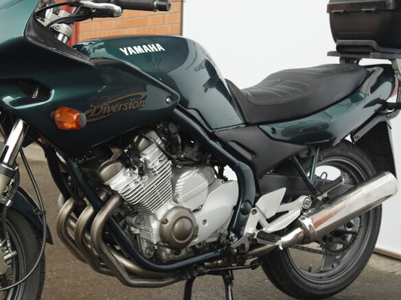 2000 Yamaha XJ600, зелёный - вид 9