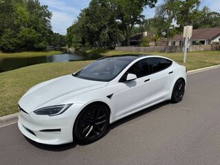 2022 Tesla Model S Plaid I Рестайлинг 2, белый, 9302940 рублей, вид 1
