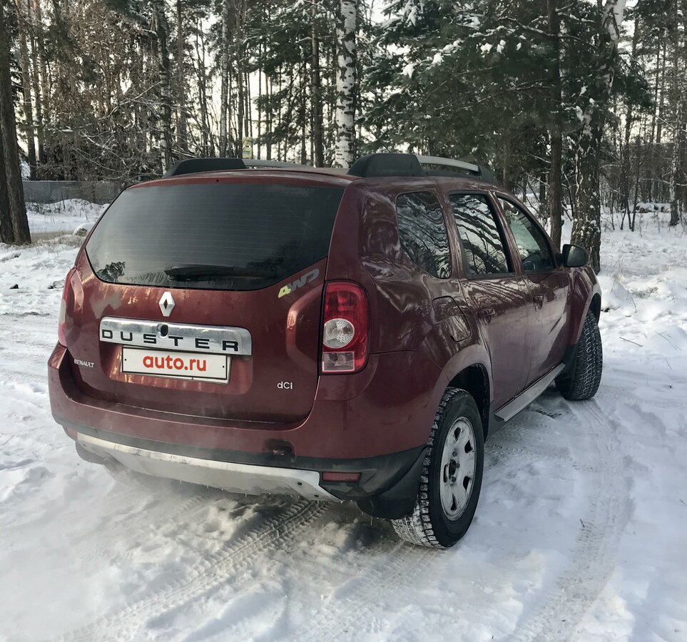 Рено дастер красный