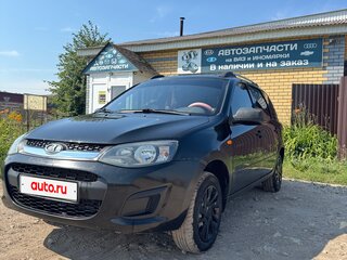 2015 Lada (ВАЗ) Kalina II, чёрный, 400000 рублей, вид 1