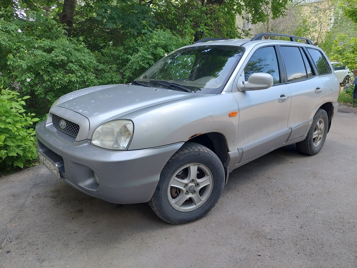 Купить б/у Hyundai Santa Fe I 2.7 AT (173 л.с.) 4WD бензин автомат в ...