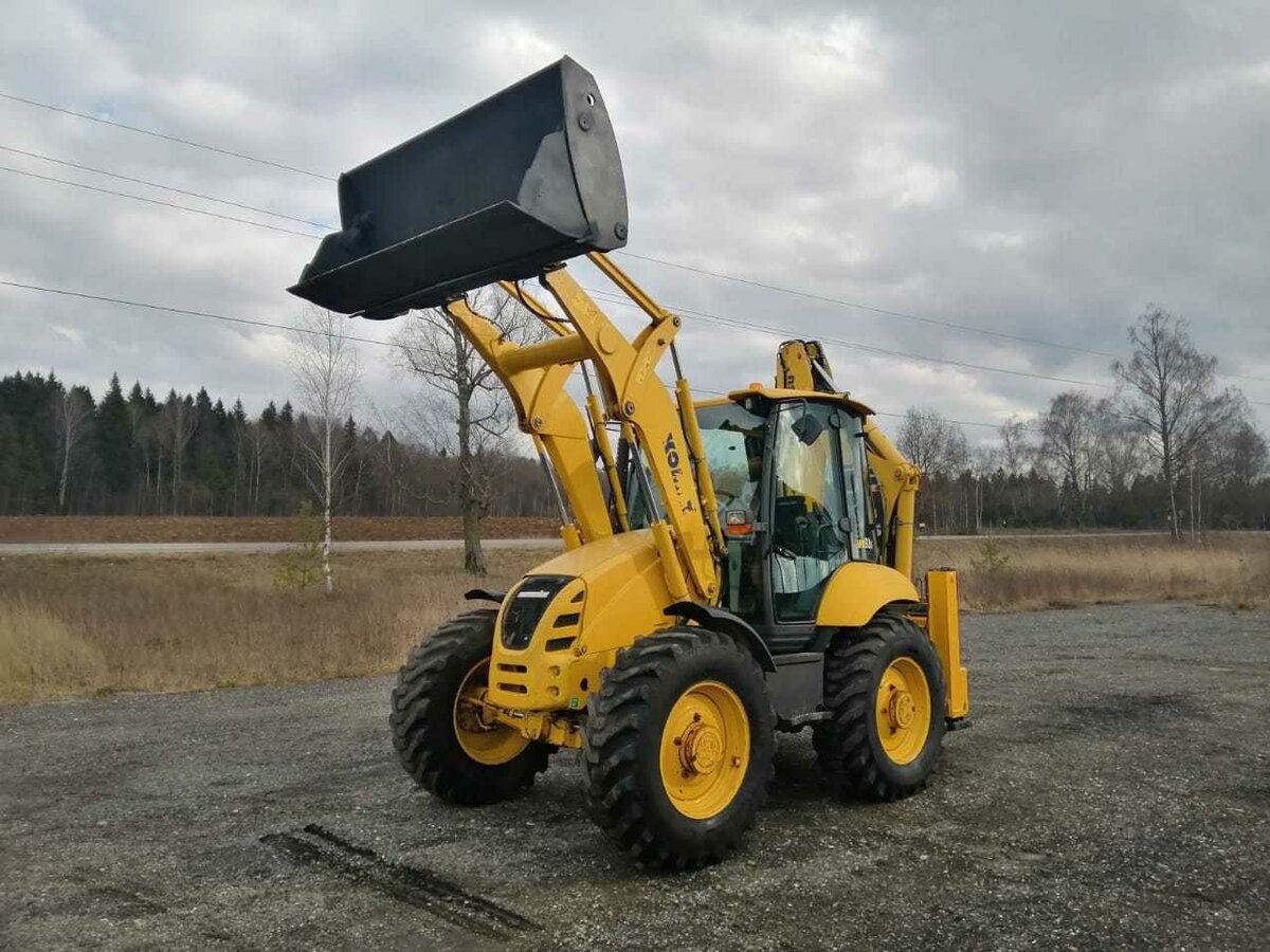 Радиатор комацу wb93s