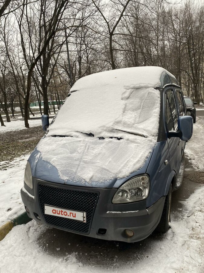 Купить б/у ГАЗ Соболь (2217) бензин механика в Москве: синий ...